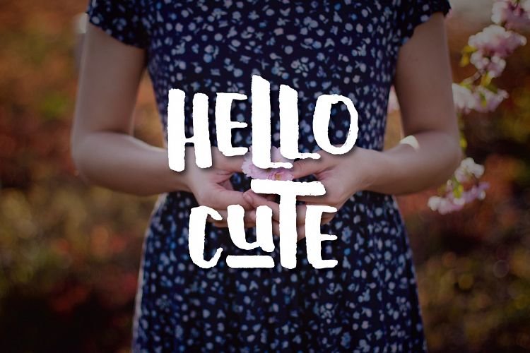 Hello Cute Font - Featured Image