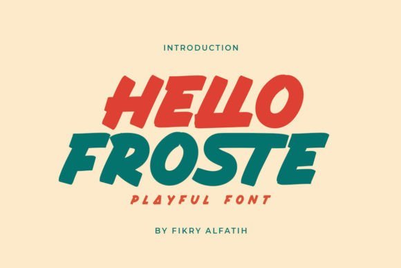 Hello Froste Font - Featured Image