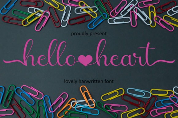 Hello Heart Font - Featured Image