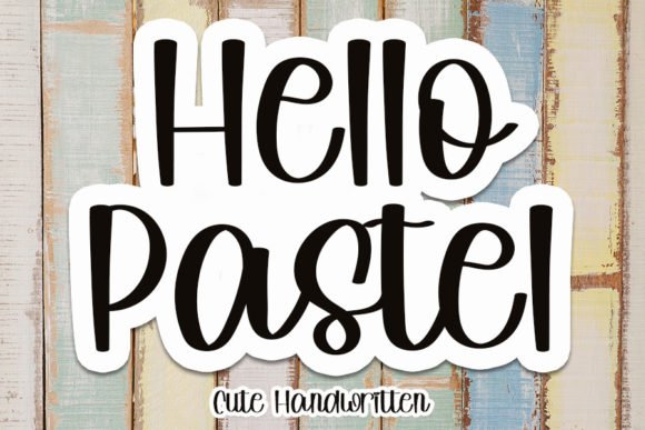 Hello Pastel Font - Featured Image