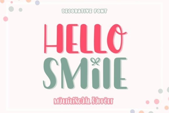 Hello Smile Font - Featured Image