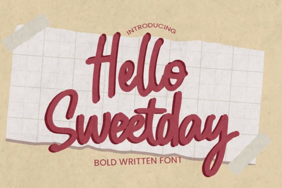 Hello Sweetday Font - Featured Image