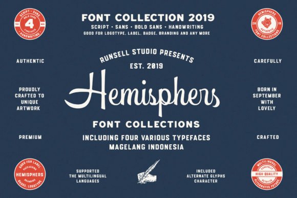 Hemishpers Font - Featured Image