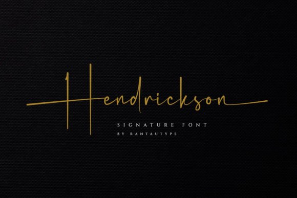 Hendrickson Font - Featured Image