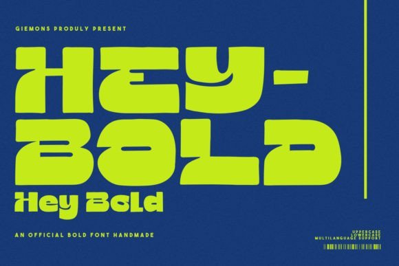 Hey Bold Font - Featured Image