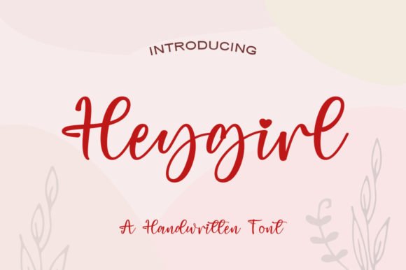Hey Girl Font - Featured Image