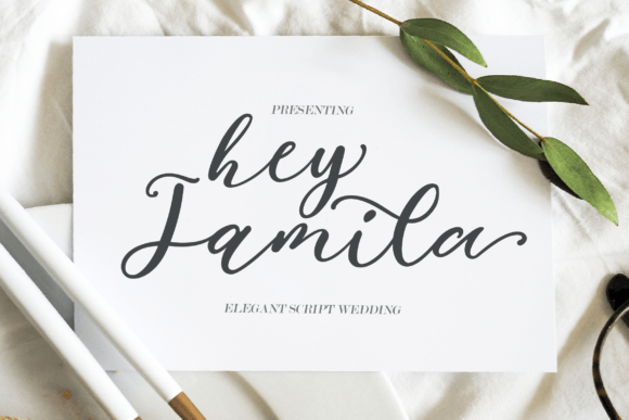 Hey Jamila Font - Featured Image