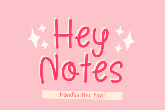 Hey Notes Font - Featured Image