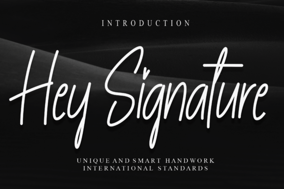 Hey Signature Font - Featured Image