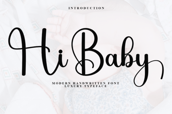 Hi Baby Font - Featured Image