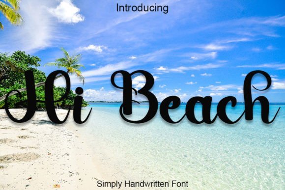 Hi Beach Font - Featured Image