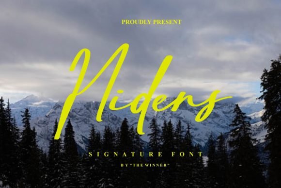 Hidens Font - Featured Image