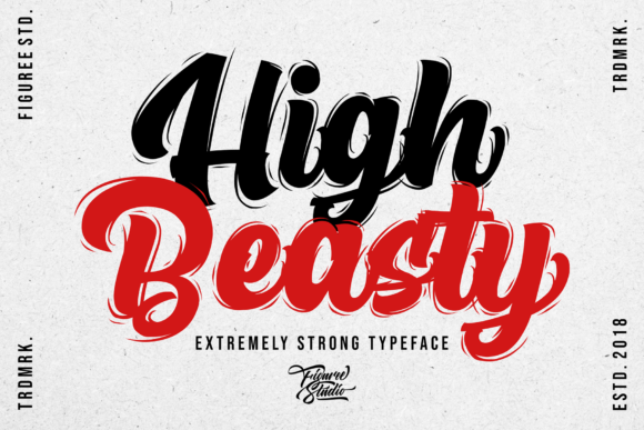 High Beasty Font - Featured Image