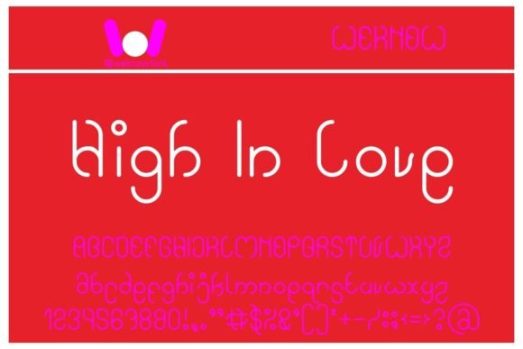 High in Love Font - Featured Image