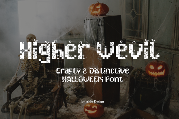 Higher Wevil Halloween Font - Featured Image