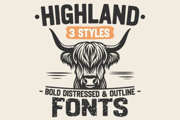 Highland Bundle Font - Featured Image