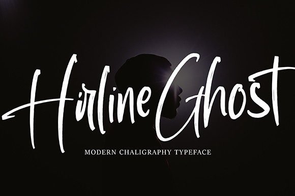 Hirline Ghost Font - Featured Image