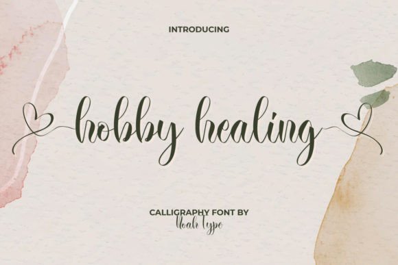 Hobby Healing Font - Featured Image