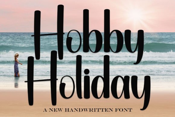 Hobby Holiday Font - Featured Image