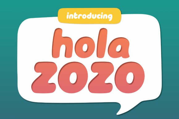 Hola Zozo Font - Featured Image