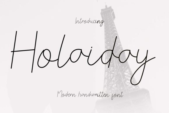 Holaiday Font - Featured Image