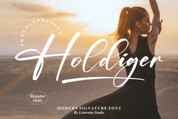 Holdiger Font - Featured Image