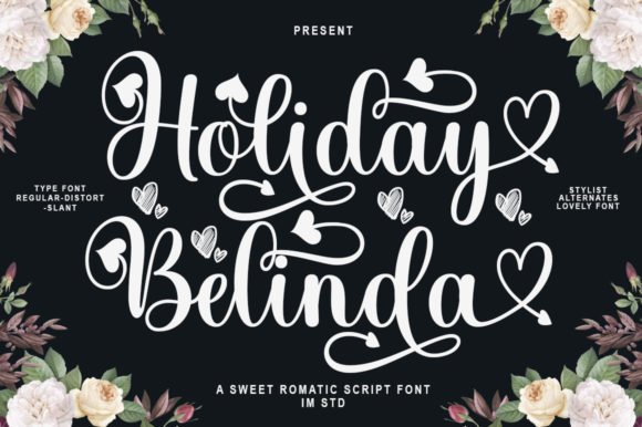 Holiday Belinda Lovely Font - Featured Image