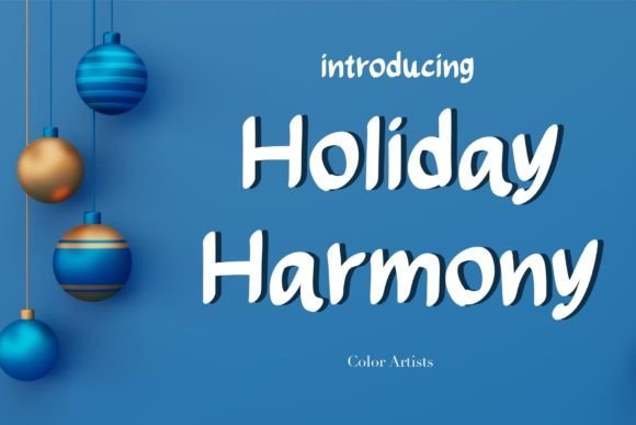 Holiday Harmony Font - Featured Image