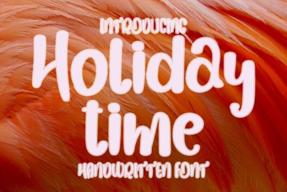 Holiday Time Font - Featured Image