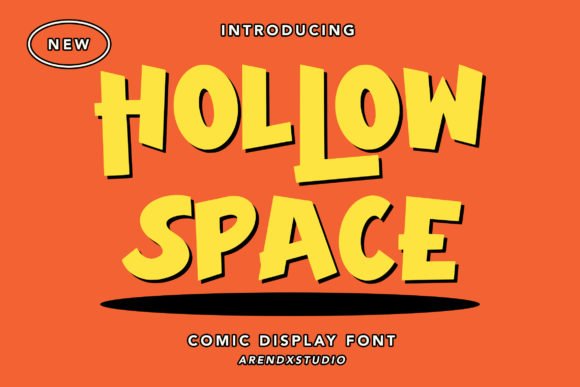 Hollow Space Font - Featured Image