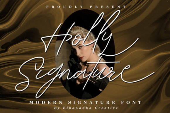 Holly Signature Font - Featured Image
