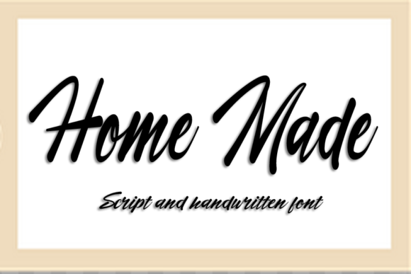 Home Made Font - Featured Image