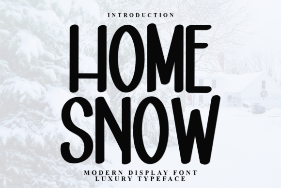 Home Snow Font - Featured Image