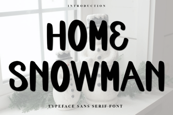 Home Snowman Font - Featured Image