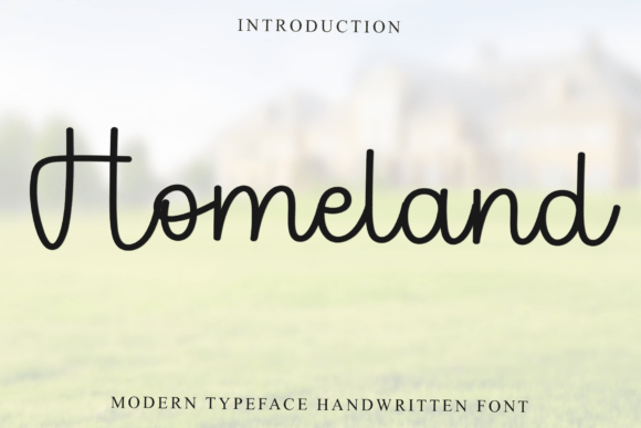 Homeland Font - Featured Image