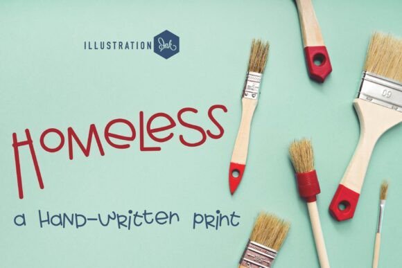 Homeless Font - Featured Image