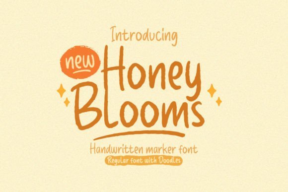 Honey Blooms Font - Featured Image