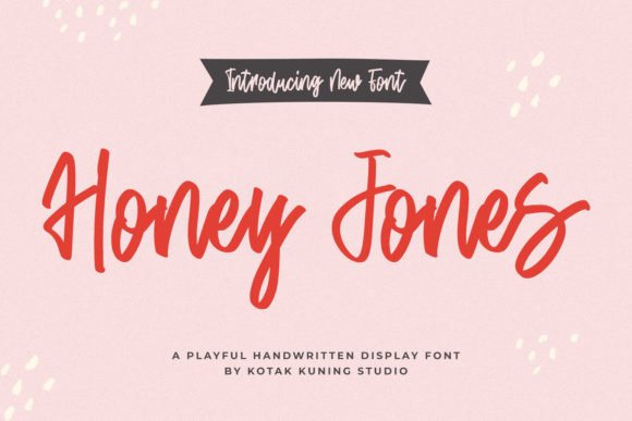 Honey Jones Font - Featured Image