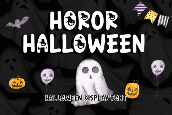 Horor Halloween Font - Featured Image