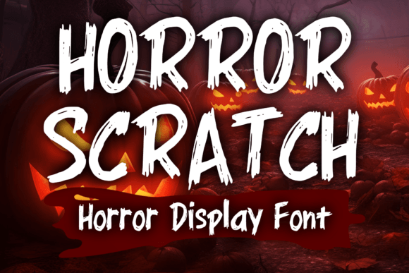 Horror Scratch Font - Featured Image