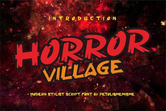 Horror Village Font - Featured Image