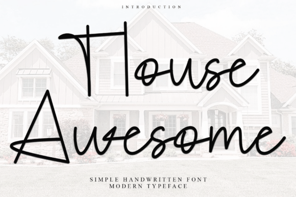 House Awesome Font - Featured Image
