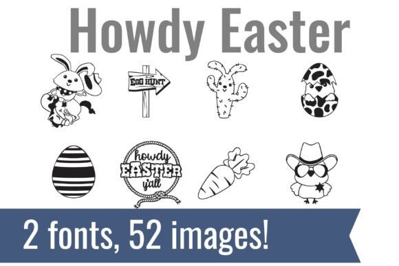 Howdy Dingbats Font - Featured Image