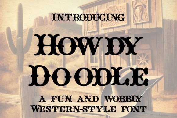 Howdy Doodle Font - Featured Image