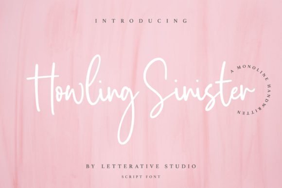 Howling Sinister Font - Featured Image