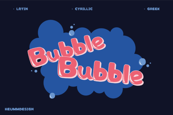Hu Bubble Font - Featured Image