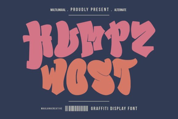 Humpz Wost Font - Featured Image