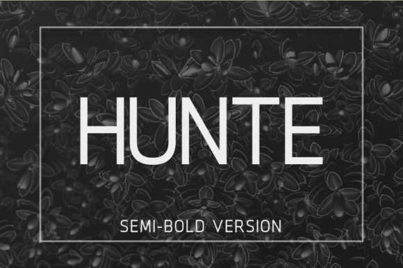 Hunte Semi-Bold Font - Featured Image