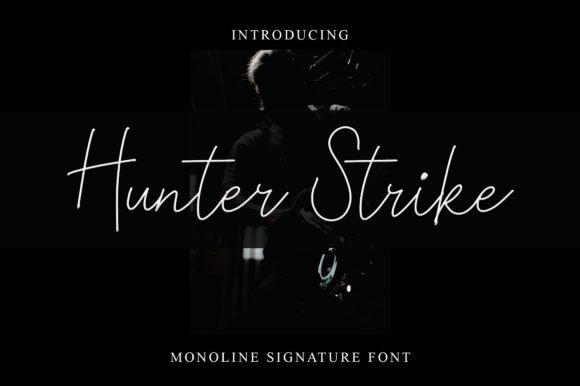 Hunter Strike Font - Featured Image