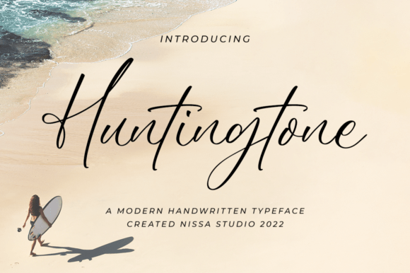 Huntingtone Font - Featured Image
